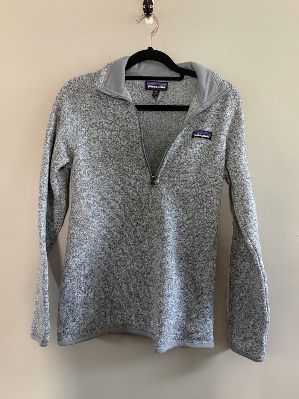 Patagonia Better Sweater Women’s XS Grey Quarter zip
